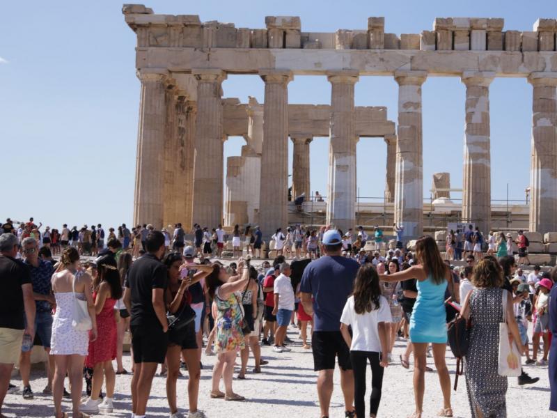 παρθενώνας τουρίστες