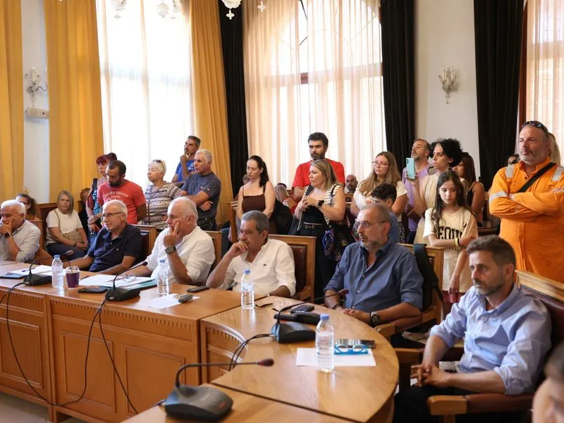 Διαμαρτυρία για έξωση νηπιαγωγείου στο Ηράκλειο Κρήτης