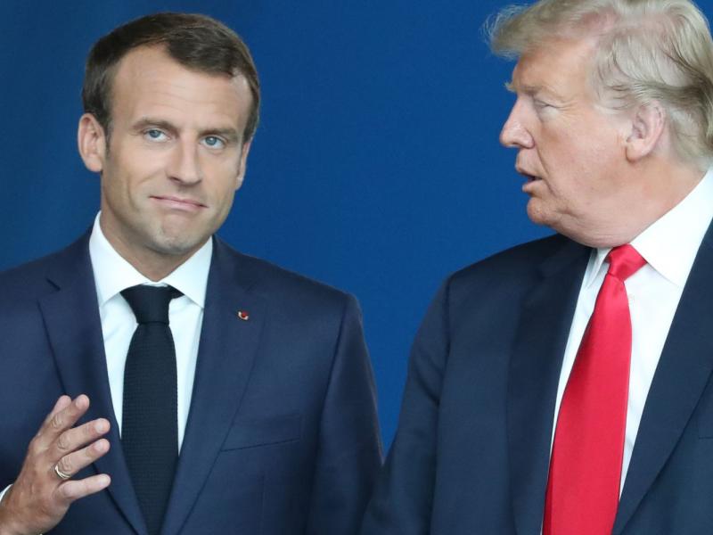 trump macron