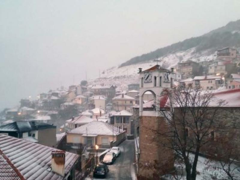 Χιόνι στην Ελασσόνα