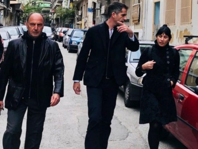 Ο Κώστας Μπακογιάννης με τον Σπύρο Γιαννάτο