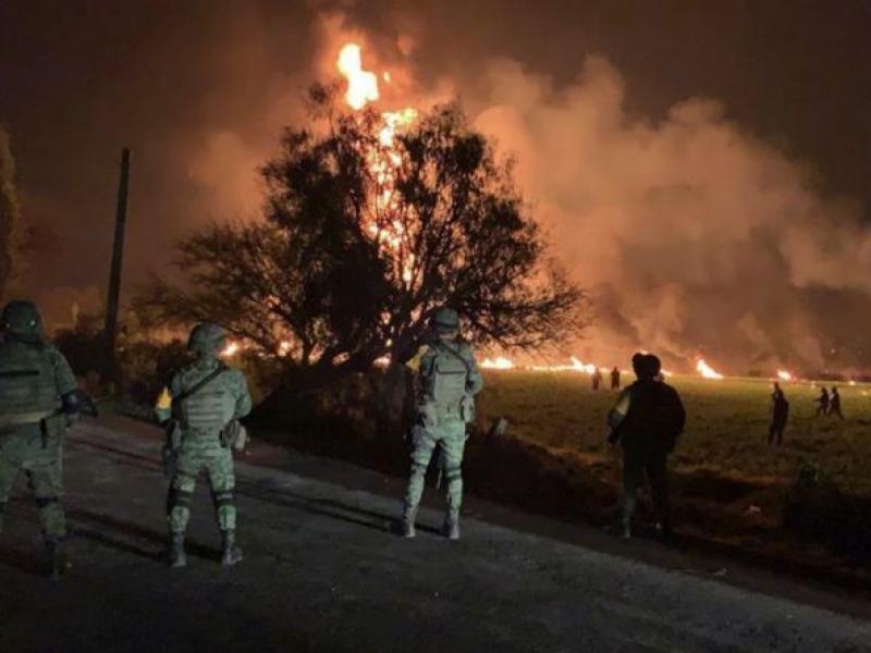 Έκρηξη αγωγού στο Μεξικό