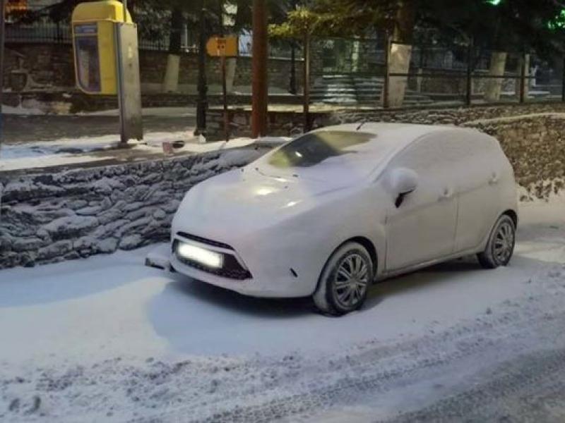 Χιόνι στη Θεσσαλία