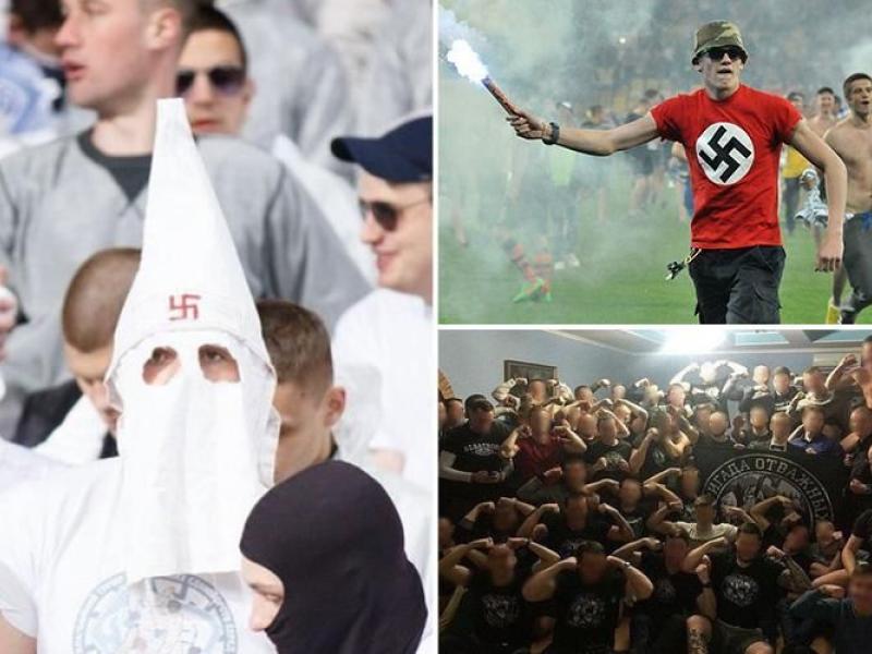 Νεοναζί οπαδοί της Ντιναμό Κιέβου