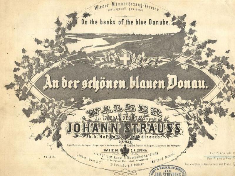 An der schonen blauen Donau