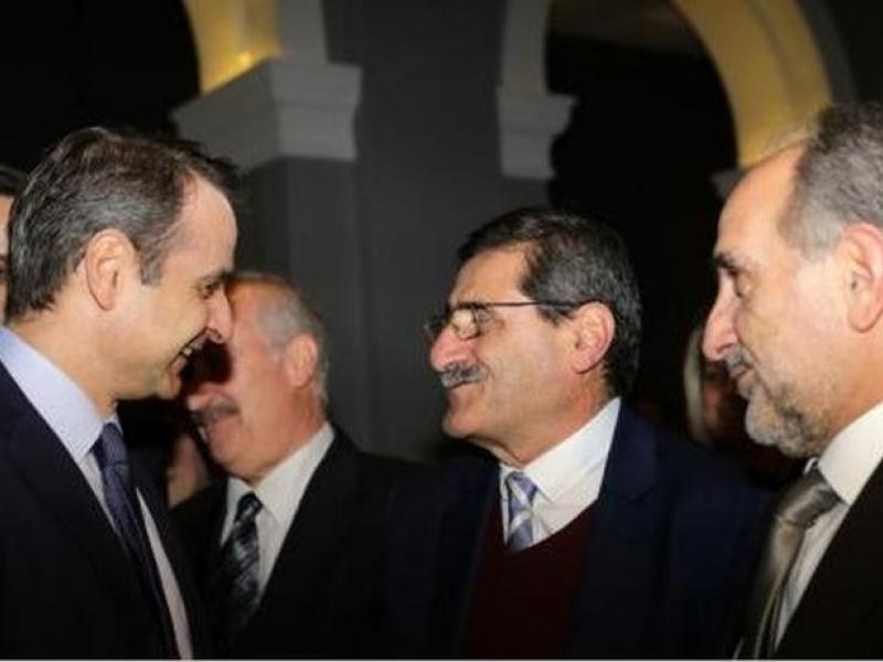 Κυριάκος Μητσοτάκης και Κώστας Πελετίδης σε εκδήλωση της εφημερίδας «ΓΝΩΜΗ»