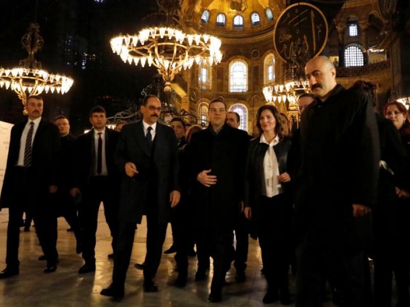 Αλέξης Τσίπρας στην Αγιά Σοφιά