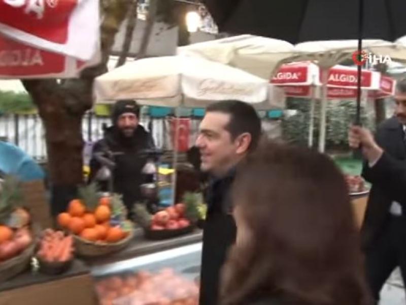 Ο Αλέξης Τσίπρας στην Αγία Σοφία