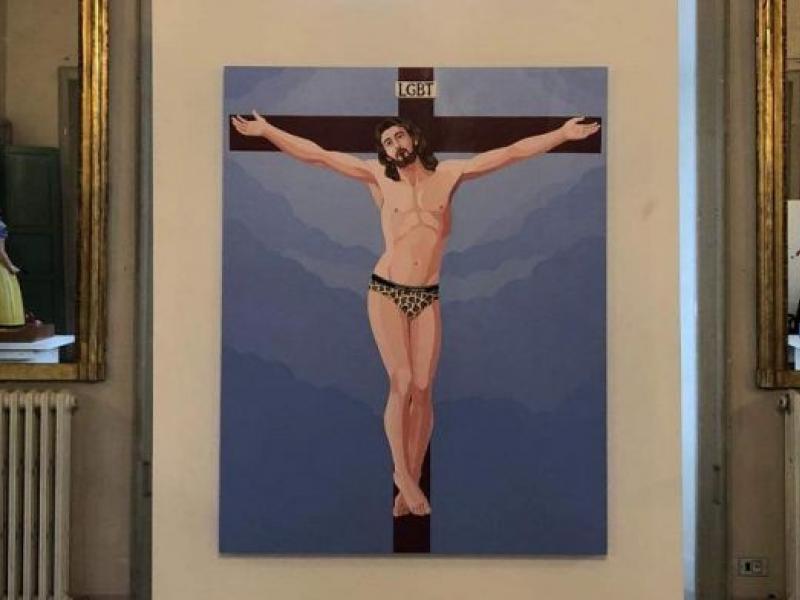 Πίνακας του Ιησού προκαλεί αντιδράσεις