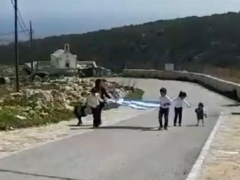 Μαθητική παρέλαση στη Γαύδο