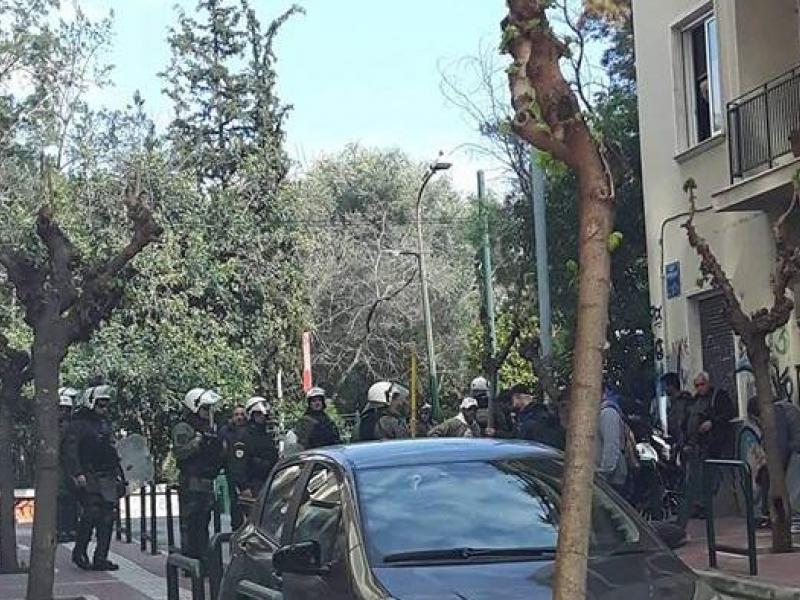 ΜΑΤ στον περιβάλλοντα χώρο της ΑΣΟΕΕ