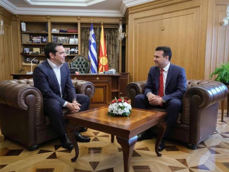 Ζόραν Ζάεφ και Αλέξης Τσίπρας