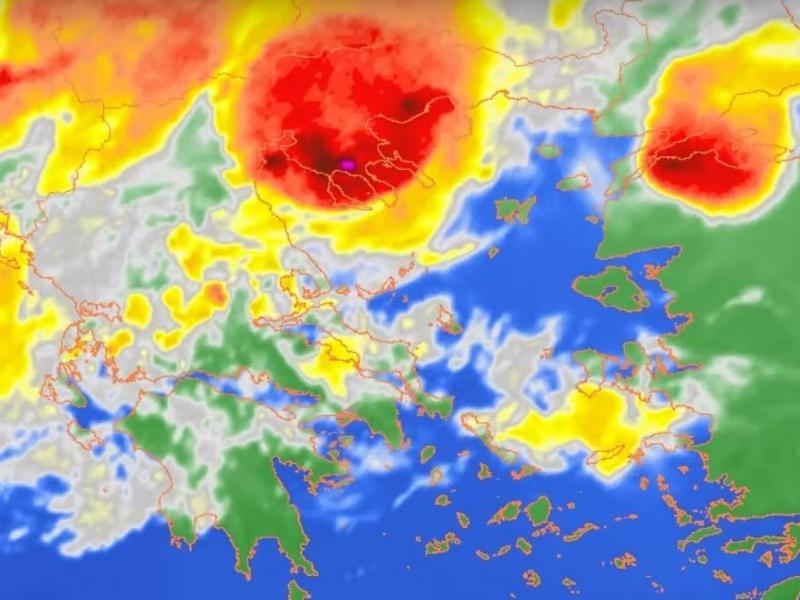 κακοκαιρια χαλκιδικη