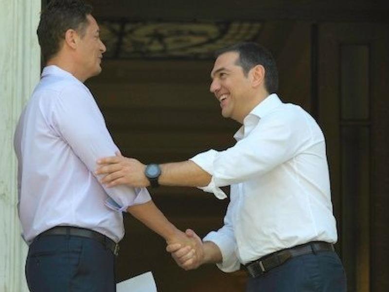 Αλέξης Τσίπρας και Αντώνης Σρόιτερ