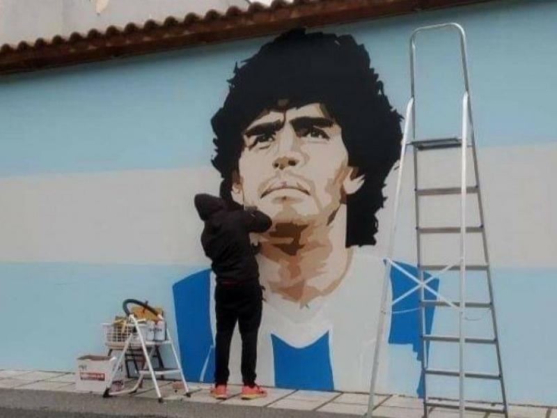 Γκράφιτι του Ντιέγκο Μαραντόνα