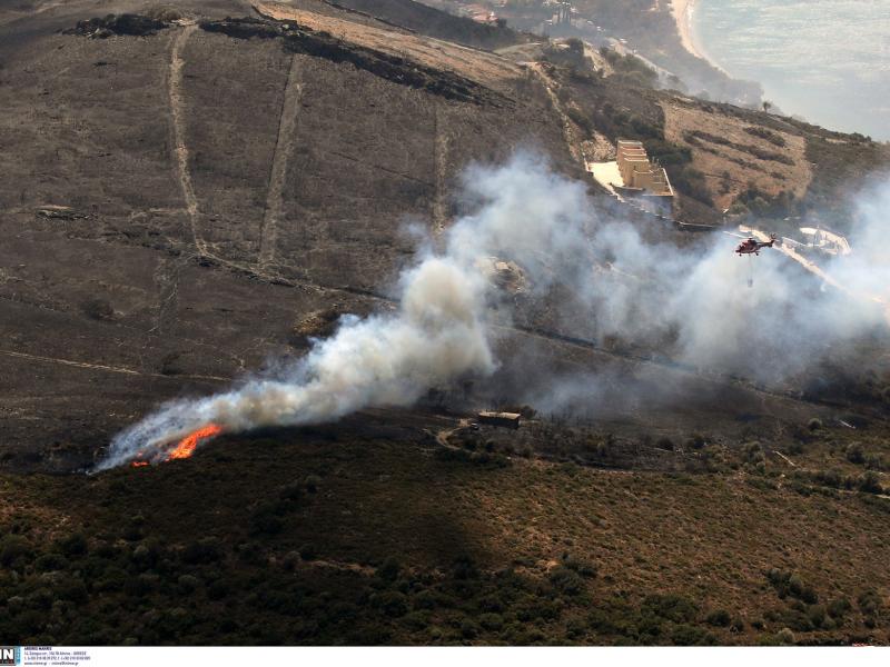 Φωτιά στην Κάρυστο