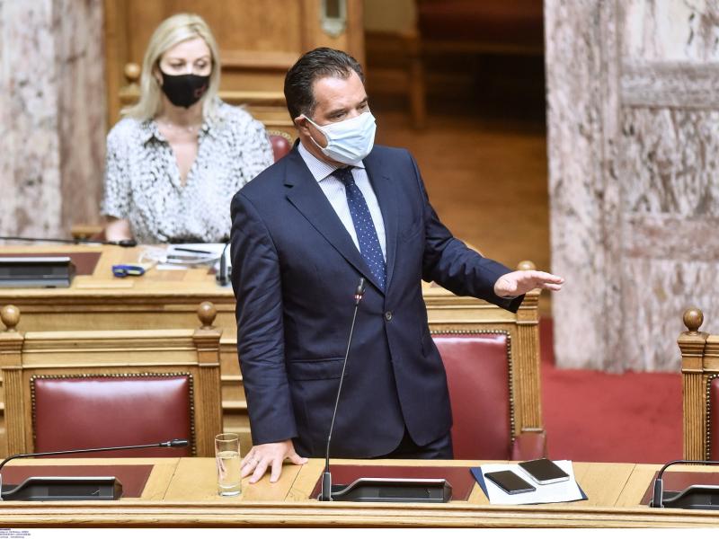 Άδωνις Γεωργιάδης στη Βουλή