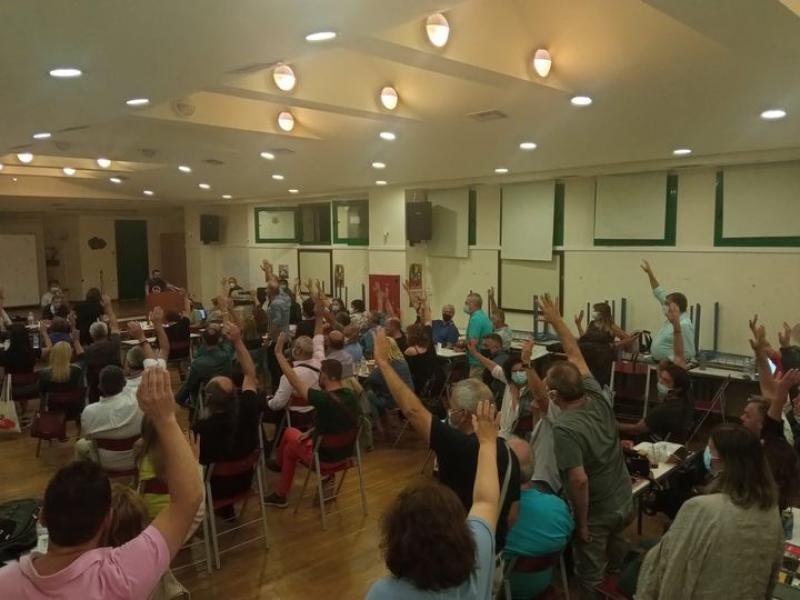 εκπαιδευτικοί απεργία ενάντια στην αξιολόγηση - συνέλευση προέδρων