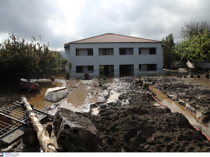 Πλημμύρες στην Εύβοια